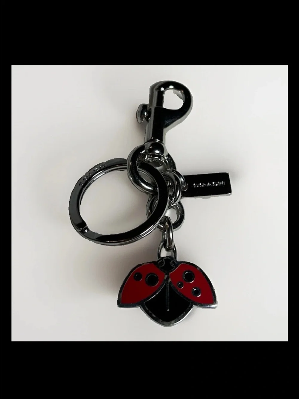 Coach Ladybug Metal/Enamel Bag Charm, 2004-Style: (#92170) RARE Limited Edition